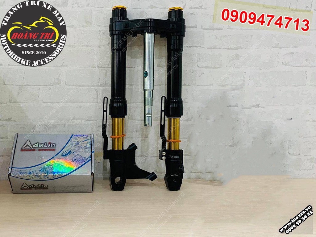 Combo phuộc Upside Down X1R lắp chuẩn Exciter 150